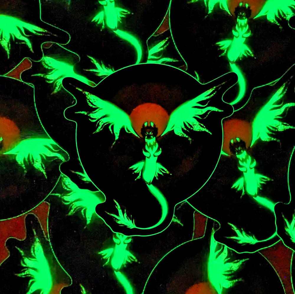 Glow in the Dark Banshee- Sticker
