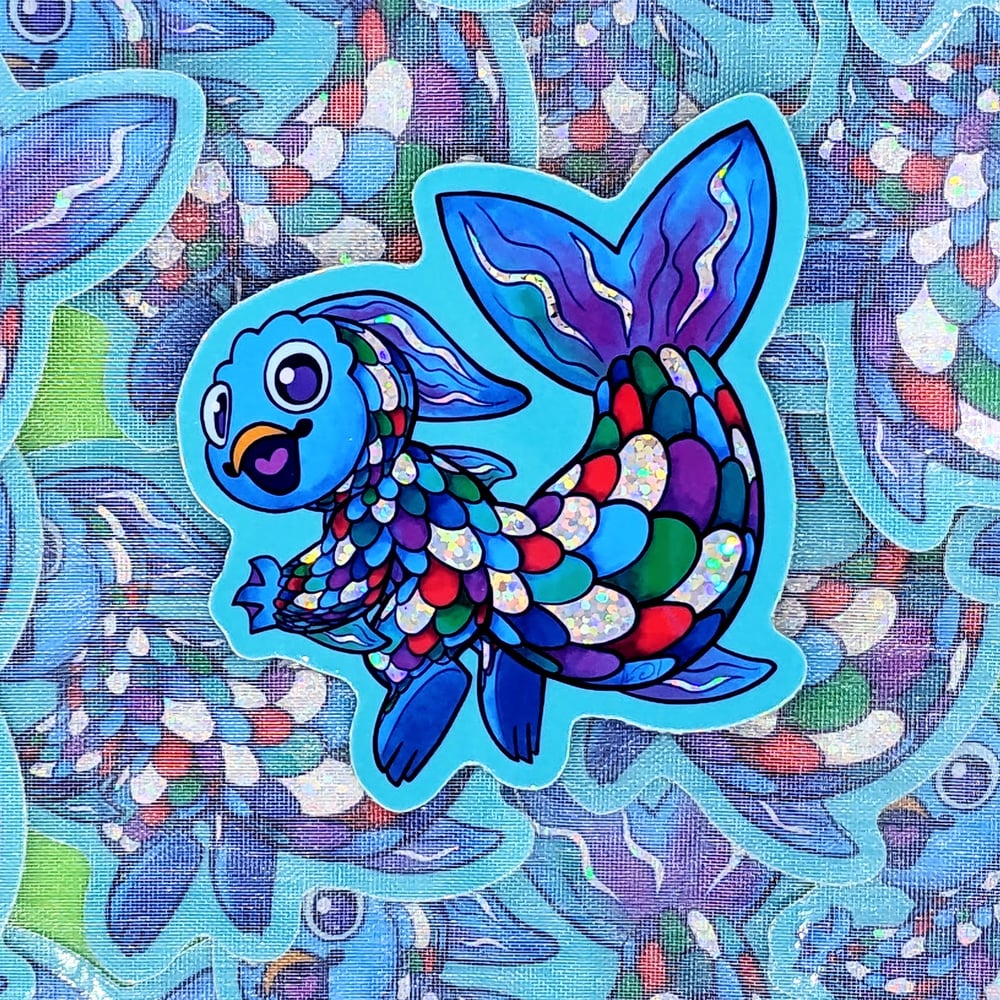 Rainbow Fish - Sticker