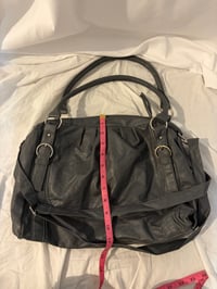 Image 4 of grey grungy slouchy shoulder bag