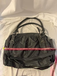 Image 5 of grey grungy slouchy shoulder bag