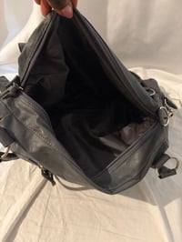 Image 7 of grey grungy slouchy shoulder bag