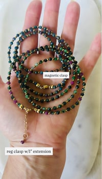 Image 3 of *new*RAINBOW gem wrap bracelets/necklaces