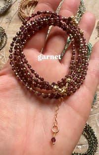 Image 11 of *new*RAINBOW gem wrap bracelets/necklaces