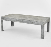 Image 2 of Zinc Finish Coffee Table