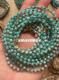 Image 6 of *new*RAINBOW gem wrap bracelets/necklaces