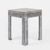 Image 1 of Zinc Accent Side Table