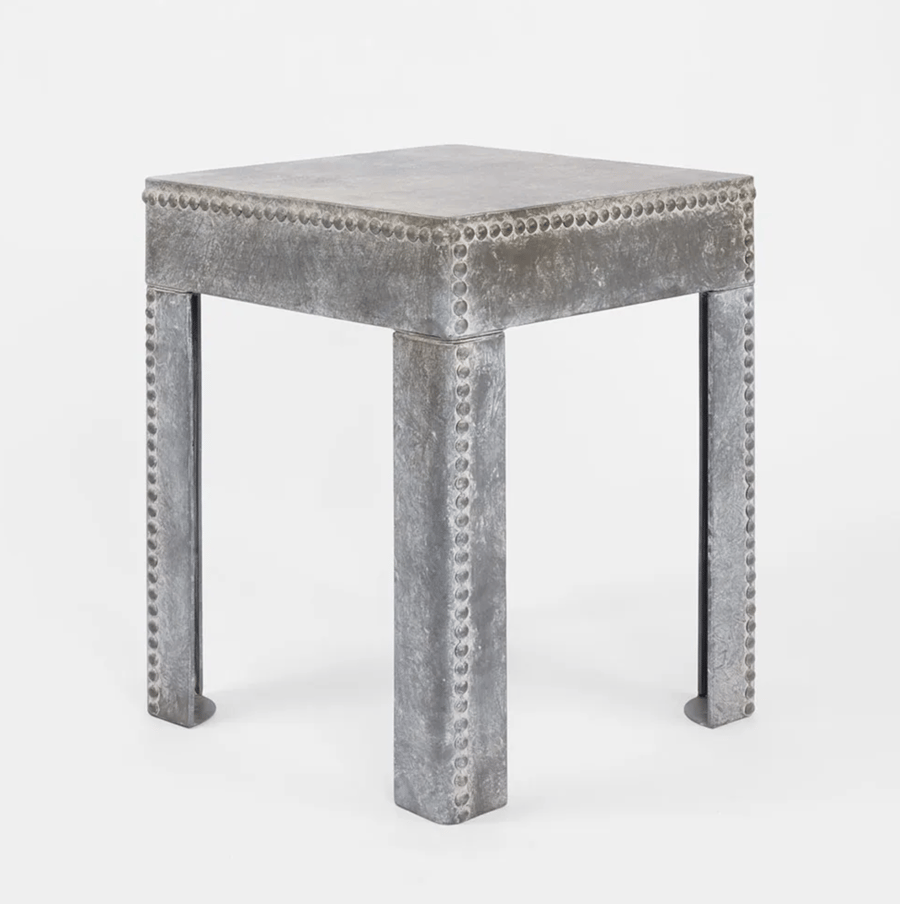 Image of Zinc Side Table 