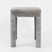 Image 2 of Zinc Accent Side Table