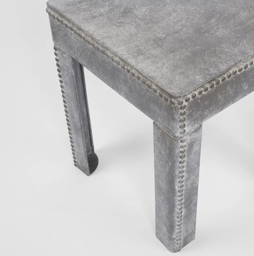 Image of Zinc Side Table 