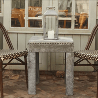 Image 4 of Zinc Accent Side Table