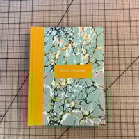 Image 2 of Risograph Snail Planner - Blue Marbled Cover