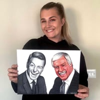 Original drawing of Dick Van Dyke