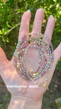 Image 19 of *new*RAINBOW gem wrap bracelets/necklaces