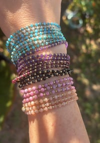 Image 2 of *new*RAINBOW gem wrap bracelets/necklaces