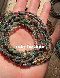 Image 17 of *new*RAINBOW gem wrap bracelets/necklaces
