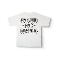 Image 2 of  "AS LONG AS I BREATHE" TEE - WHITE