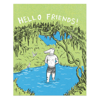 HELLO FRIENDS ART PRINT