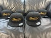 Bent Co. classic snap back black with gold script