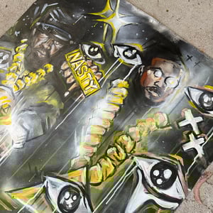 LIGHT YEARS AHEAD ORIGINAL PAINTING / 30x30"