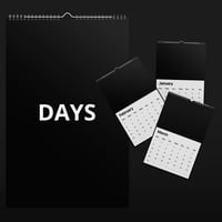 Image 4 of Wall calendar (2026) ::: "DAYS"
