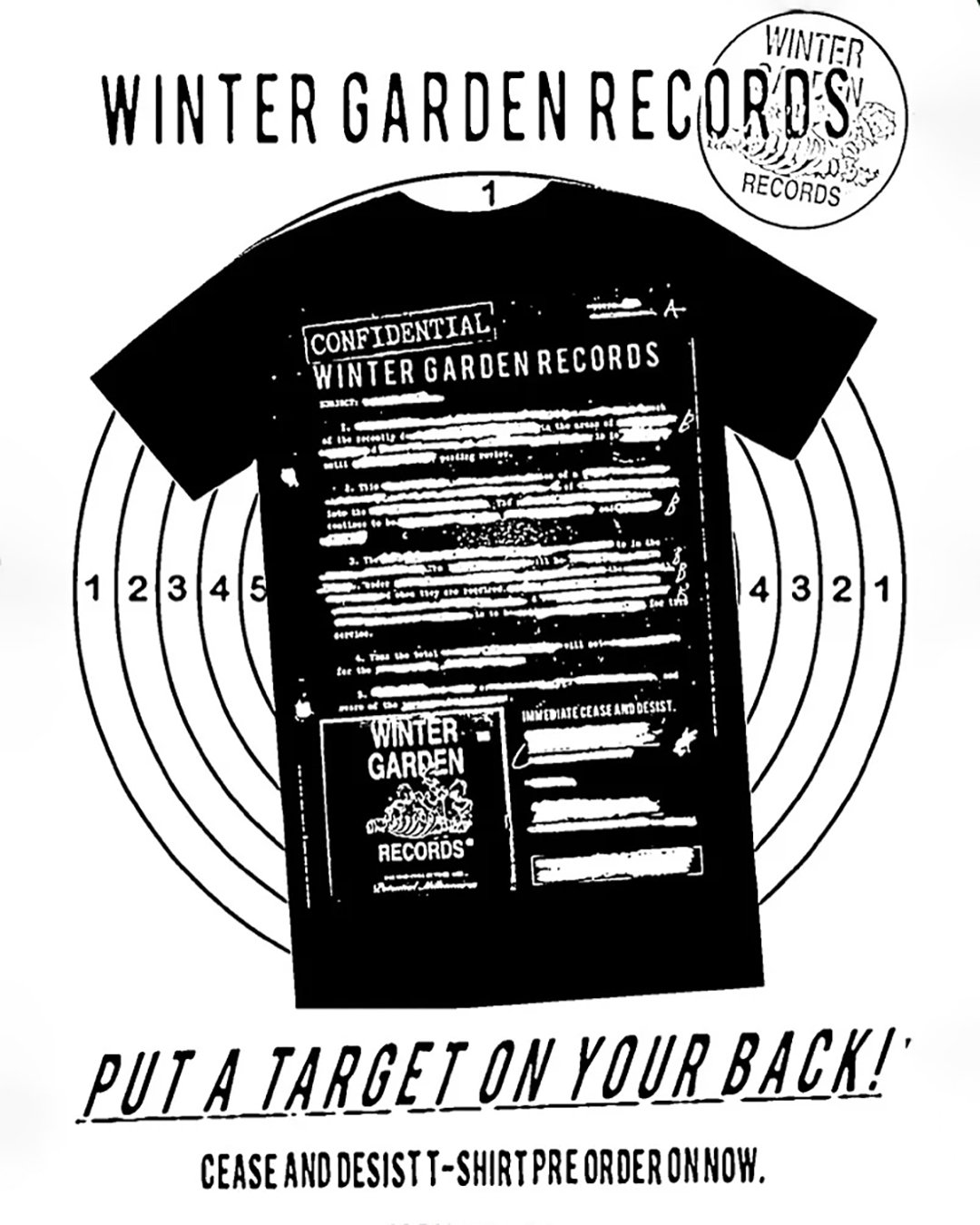 WG 'Cease & Desist' t-shirt