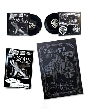 Johnny Dole and the Scabs ‘Living Like an Animal’ 7” Fanzine 