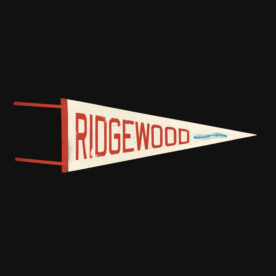 Image of Ridgewood Felt Pennant Queens, NY Shirt 