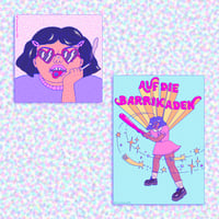 Image 1 of art prints // kunstdrucke "fuck off"