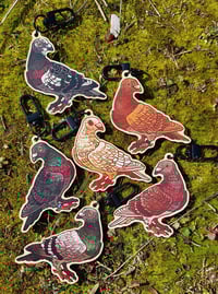 Image 6 of pigeon mystery box (keychain+sticker)