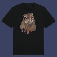 Image 1 of T-shirt: Pallas's cat BLACK
