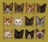 Image 2 of Mystery bag: Cat keychain + sticker