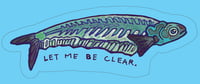 Image 3 of Long fish stickers/keychains/magnets