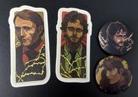 Image 2 of Hannibal stickers/keychains