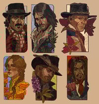 Image 1 of RDR2 stickers/keychains 