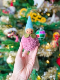 Image 1 of Wool PomPom Ornament #6