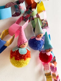 Image 4 of Wool PomPom Ornament #19