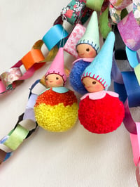 Image 6 of Wool PomPom Ornament #19