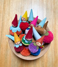Image 7 of Wool PomPom Ornament #19
