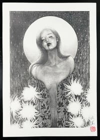 Image 2 of Tsukimi Sou (Evening primrose)/ A3 Art Print