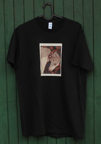 Image 3 of T-shirt: Borzoi BLACK