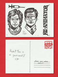 Re-Animator post card 