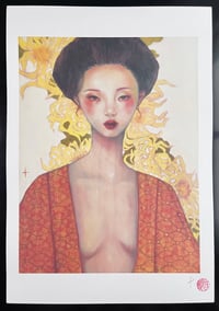 Image 2 of Kiku (Chrysanthemum) / A3 Art Print