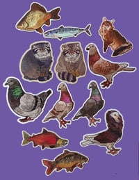 Image 3 of Fish set 2025 - print/stickers/magnets