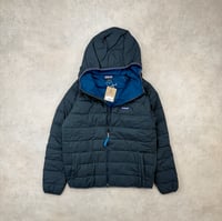 Image 2 of Patagonia Cotton Down Jacket Pitch Blue Medium Mens / Large Womens 