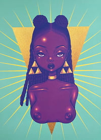 Image 1 of Golden Girl / A3 Art Print