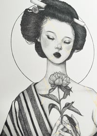 Image 3 of Pray / Limited Kintsugi Art Print