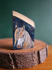 Image 1 of Eriskay Pony & Fireflies Scottish Stave Ornament