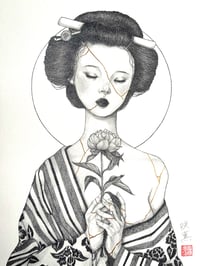 Image 1 of Pray / Limited Kintsugi Art Print