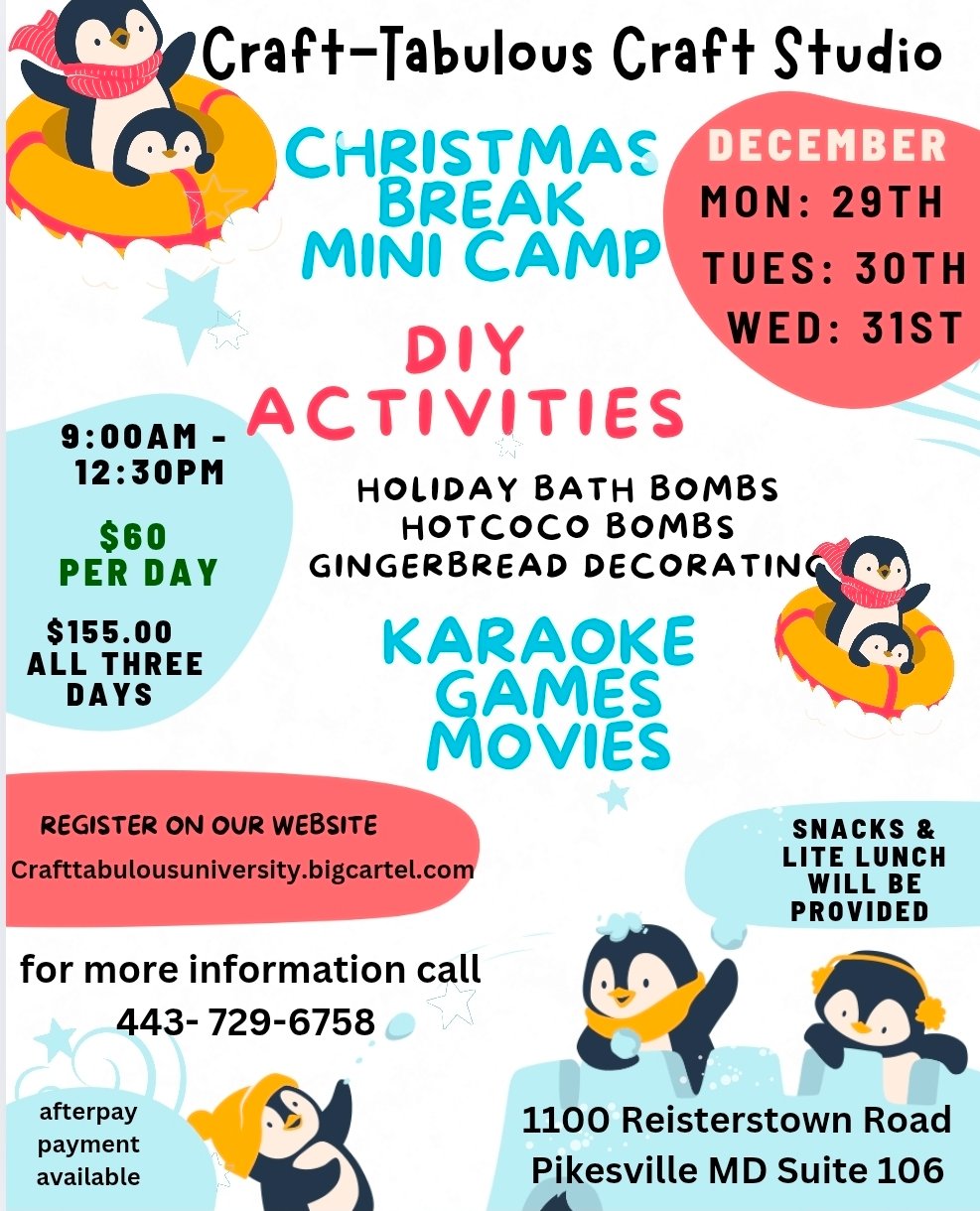 Image of Christmas break mini camp