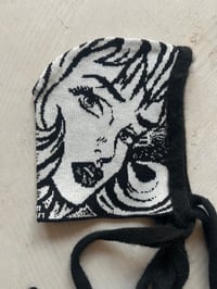 Image 2 of Merino Wool Bonnet Hat – Unique Piece Handmade in Berlin